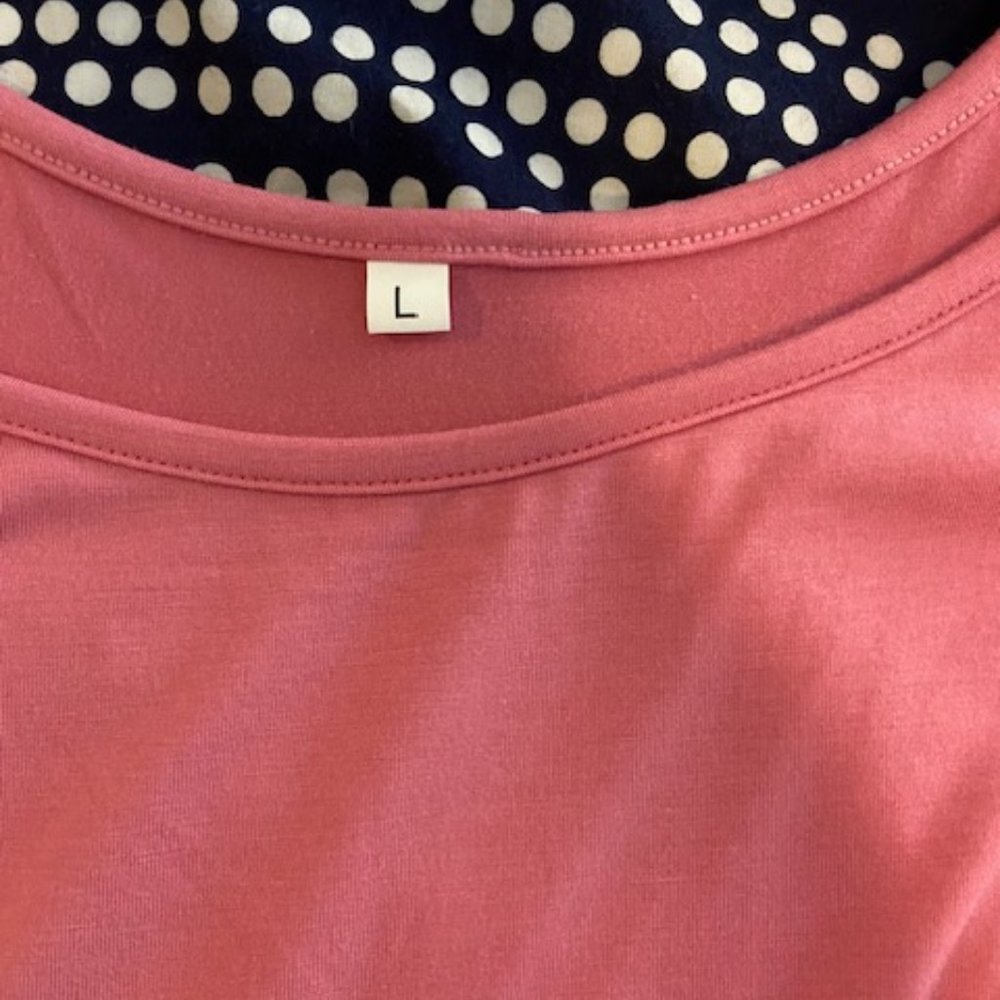 Pink Ruched Dress (Short Bodycon) - L - Picture 3 of 3